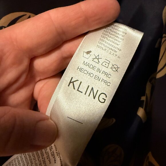 Kling 100% Wool Coat - Size EU 5 / USA Extra Large - Black - Picture 5 of 5